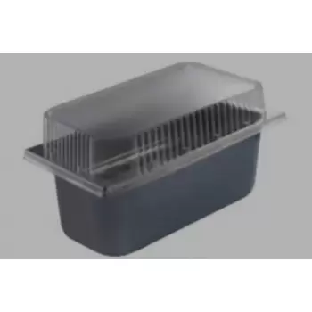Martellato AGCOP2 Disposable Transparent Lid for Ice Cream and Gelato Container - 360 x165 x 65 mm - Pack of 20 Plastic Mini ...