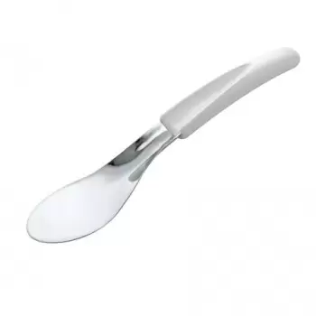 White Long Handle Gelato Spatula 26cm