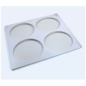 Martellato 50DF198 Plastic Template Frame for Genoise Discs and Entremets Inserts Making - Ø195 x 8 mm - Makes 4 discs Genois...