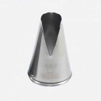 Martellato BX9992 Stainless Steel Saint Honore Tip Nozzle - 14mm St Honore and Tourbillon Pastry Tips