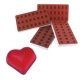 Martellato SG 03 Martellato Jellies Heart Jelly Silicone Mold - 34 x 30 x 18 mm - 24 Cavity Silicone Candy Molds