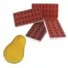 Martellato SG 02 Martellato Jellies Pear Jelly Silicone Mold - 40 x 26 x 15mm - 24 Cavity Silicone Candy Molds
