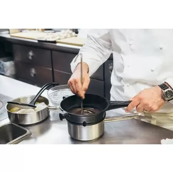 Matfer Bourgeat 017364 Matfer Bourgeat Exoglass® Sieve Strainer - 8'' Small Grid Sifters and Strainers