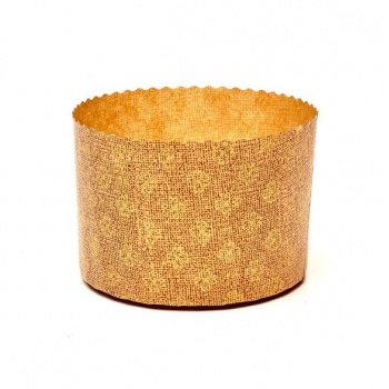 Novacart P134 Round Panettone High Baking Cups - 134 x 95 mm - 500 gr - pack of 200 Panettone Baking
