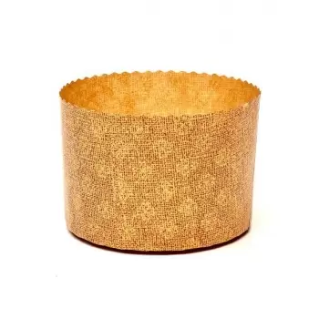 Novacart Round Panettone High Baking Cups - 134 x 95 mm - 500 gr - pack of 200