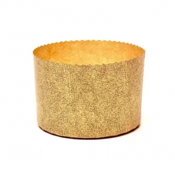 Novacart P155 Novacart Round Panettone High Baking Cups - 164.3 x 106 mm - 750 gr - pack of 200 Panettone Baking