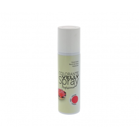 Pastry Chef's Boutique P13475 	Velvet Effect Coloring Spray - 250 ml - Red Velvet Texture spray