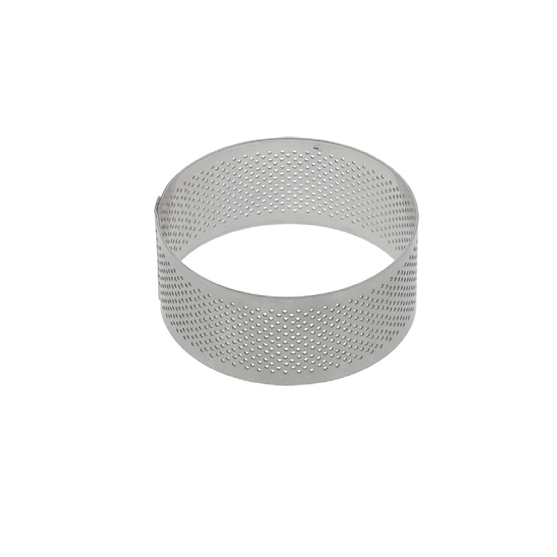 Pastry Chef's Boutique 06579 Stainless Steel Deep Round Perforated