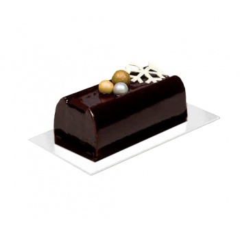 Gold/White Rectangular Cake Board - 19.5cm x 10.5cm - 50pcs