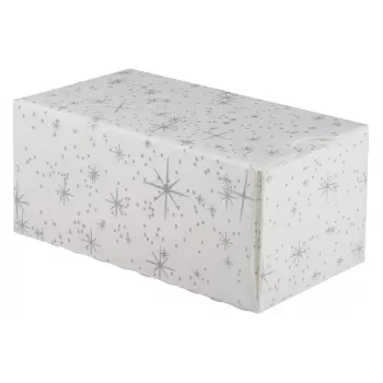Pastry Chef's Boutique P14900 Rectangle Frozen Dessert Buche Log Cake Boxes - 20.5 cm Length - Pack of 25 Log & Cake Packaging