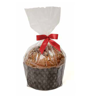 Pastry Chef's Boutique H9R11002 Panettone Cellophane Bags for 750gr Panettone - 15-1/4″x 12-1/4″ Pack of 200 Panettone Packaging