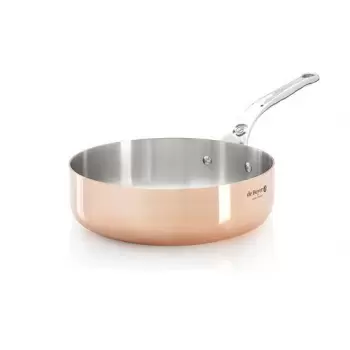 De Buyer 6236.24 De Buyer Sauté-pan Copper Stainless Steel PRIMA MATERA ø 6.25' - 1qt Prima Matera Copper Induction Cookware