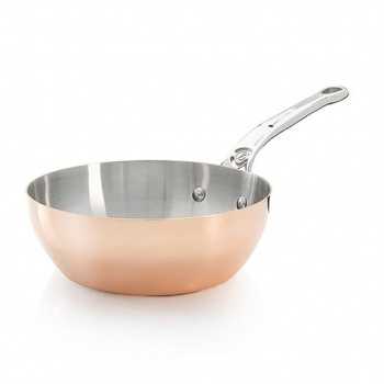 De Buyer 6236.2 De Buyer Rounded Sauté-pan Copper Stainless Steel PRIMA MATERA ø7 7/8''- 1.8qt Prima Matera Copper Induction ...