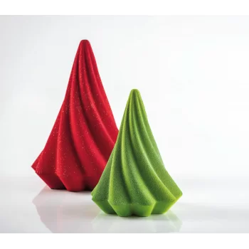 Pavoni KT200 Pavoni Thermoformed Mold - MINI TWIRL - Christmas Trees 112x150mm - 110g Holidays Molds