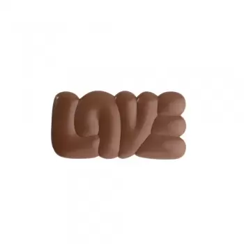 Pavoni PC5000 Pavoni Italia Polycarbonate Chocolate Bar Mold Lovely by Antonio Bachour - 150x76x10mm - 100g - 3 indents Valen...