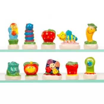 Assorted Feves King Cakes Charms - Garden Figures - Pack of 50