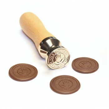 Chocolate World STAMP004 Handmade Stamp for Chocolate Chocolate Decoration Molds