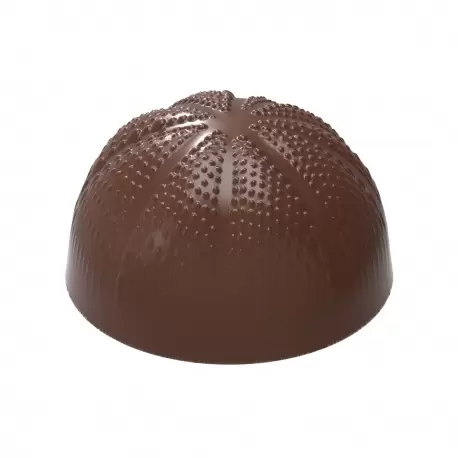 Chocolate World CW12032 Polycarbonate The Uni (Sea Urchin) by the Dutch Pastry Team Chocolate Mold - 30 x 30 x 17 mm - 10.5gr...