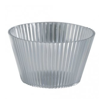 Martellato 60P00100 Plastic Disposable Gelato Cup - Transparent - 70 mL - Pack of 100 Plastic Mini Cups and Bowls