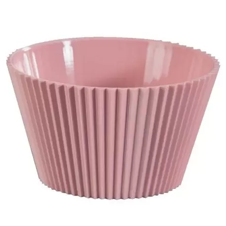 Martellato 60P00207 Plastic Disposable Gelato Cup - Pink - 120 mL - Pack of 100 Plastic Mini Cups and Bowls
