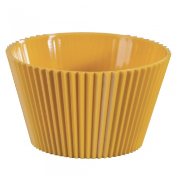 Martellato 60P00111 Plastic Disposable Gelato Cup - Yellow - 70 mL - Pack of 100 Plastic Mini Cups and Bowls