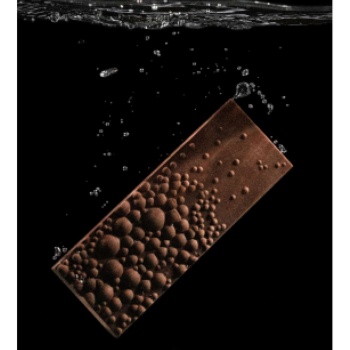 Chocolate World CW2461 Polycarbonate Air Bubbles Chocolate Tablet Bar by Seb Pettersson- 150 x 56.5 x 11 mm - 83.5gr - 1 x 4 ...
