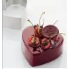 Martellato 42H5X20 Stainless Steel Cake Ring - Heart Shape 20 x 5cm - 1280ml - 50mm H Shaped Cake Rings
