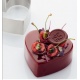 Martellato 42H5X12 Stainless Steel Cake Ring - Heart Shape 12 x 5cm - 315ml - 50mm H Individual Cake Rings