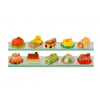 Pastry Chef's Boutique P71017 Assorted Feves King Cakes Charms - Pastry Variety - Pack of 50 Pastry Boxes