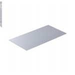 Clear Rectangular Polycarbonate Display Shelf for Chocolates - 16.5 x 22.5 x 0.2 cm