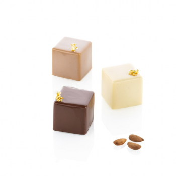 Silikomart 40.481.20.0000 Silikomart SQ 081 Cube Mold - 50 x 50 x 50 mm - 40 Cavity - 122.5 mL Silikomart Silicone Molds