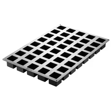Silikomart 40.481.20.0000 Silikomart SQ 081 Cube Mold - 50 x 50 x 50 mm - 40 Cavity - 122.5 mL Silikomart Silicone Molds
