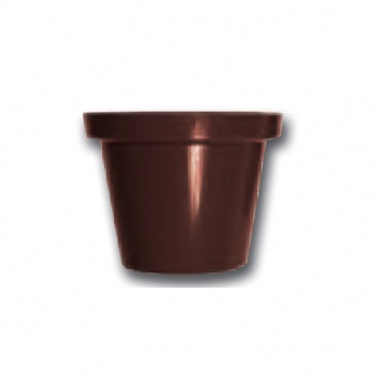 Cabrellon 14590 Polycarbonate Chocolate Flower Pot Mold for Chocolate Lollipop Mold - Ø 52 x 40mm - 4 x 2 cavity - 275 x 135 ...