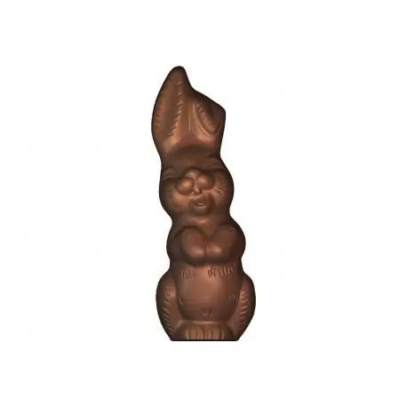 Polycarbonate Chocolate Easter Bunny Rabbit Mold - Medium Size - 156 x 56 mm - 2 x 2 cavity - 275x175 mm