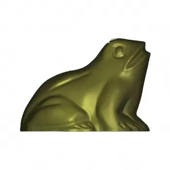 Cabrellon 16998 Polycarbonate Chocolate 3D Frog Mold - 40 x 28.7 mm - 2DX + 2SX Themed Molds