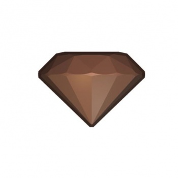Polycarbonate Chocolate Diamond Mold 38x26.8x15.3 - 4x6 cavity - 275x175x24 - 9gr