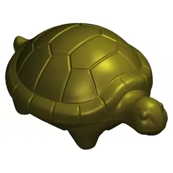 Cabrellon 12707 Polycarbonate Chocolate Large Tortoise Mold - 115 x 80 mm - 2 x 2 cavity - 275 x 175 mm Themed Molds