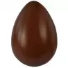 Polycarbonate Smooth Chocolate Framed Smooth Egg Mold - 134 x 97 mm - 3 Cavity