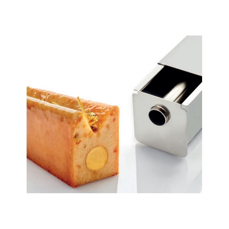 Martellato 30TC53F Steel Travel Cake Mold with Tubular Insert For F...