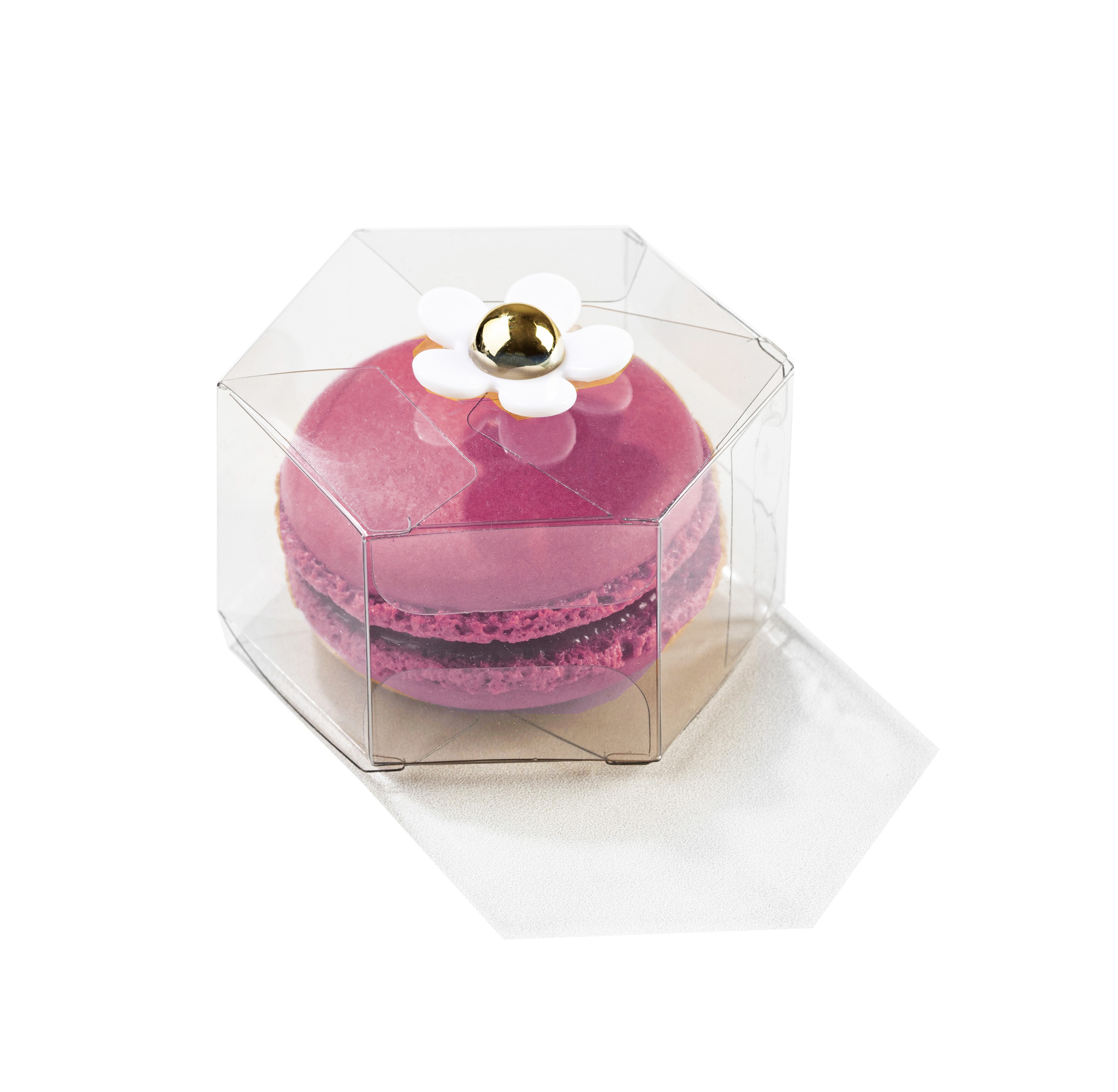 Pastry Chef's Boutique 36212 Clear Plastic Macarons Gift Party