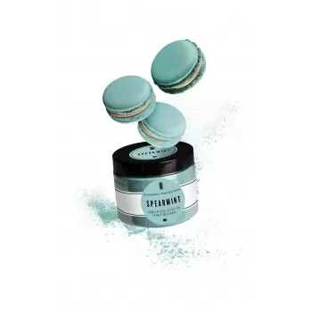 Pastry Chef's Boutique EC50-SP Spearmint - Elegance Collection Powder Food Color for French Macarons - Spearmint - 50gr - Ele...