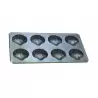 Premium Non-Stick Exopan Sea Shells Madeleine Mold - 65 mm - 8 Cavity - 33 x 18 cm