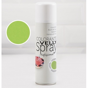 PME P13477 Velvet Effect Coloring Spray - 250 ml - Green Spray Coloring