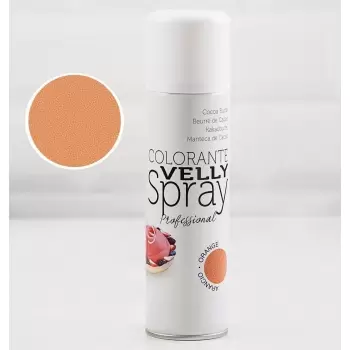 Velvet Effect Coloring Spray - 250 ml - Orange