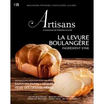 Stephane Glacier ART25 ARTISANS n°25 Boulangers, pâtissiers, chocolatiers, glaciers - Stephane Glacier - French Artisan Magazine