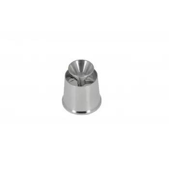 Pastry Chef's Boutique 03006 High Smooth Aluminum Sultane Pastry Tip -  Specialty Pastry Tips