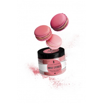 Pastry Chef's Boutique EC50-RL Rose Lychee - Elegance Collection Powder Food Color for French Macarons - Rose Lychee - 50gr -...