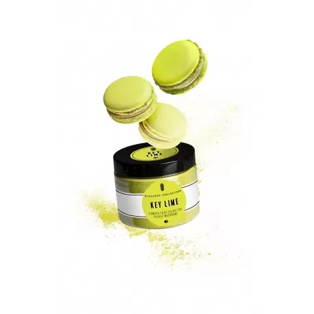 Pastry Chef's Boutique EC50-KL Key Lime - Elegance Collection Powder Food Color for French Macarons - Key Lime - 50gr - Elega...