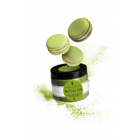 Pastry Chef's Boutique EC50-MT Matcha Tea - Elegance Collection Powder Food Color for French Macarons - Matcha Tea - 50gr - E...