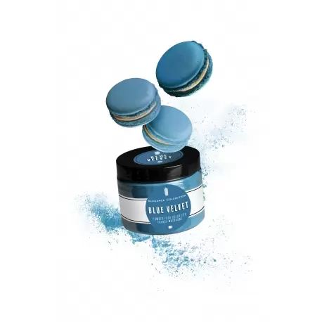 Pastry Chef's Boutique EC50-BV Blue Velvet - Elegance Collection Powder Food Color for French Macarons - Blue Velvet - 50gr -...